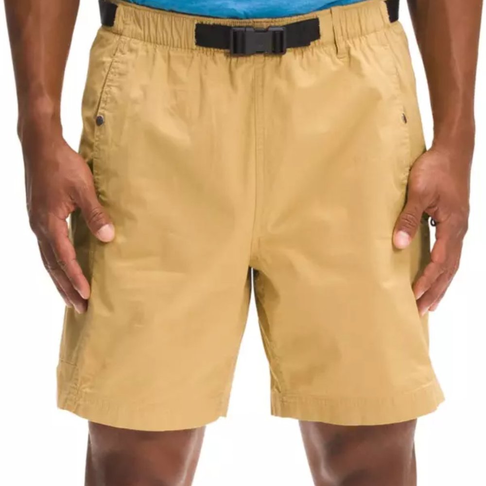 The North Face Men's Cargo Shorts Size Small Elastic‎ Waist Rip Stop Belted NEW
